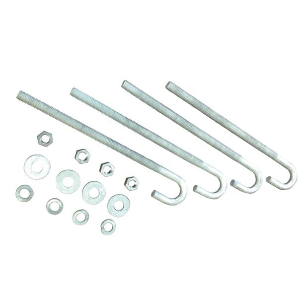 Galvanized J-Bolt Assemblies