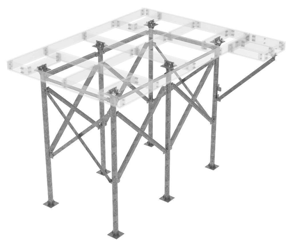 10’ x 15’ Leg Supports