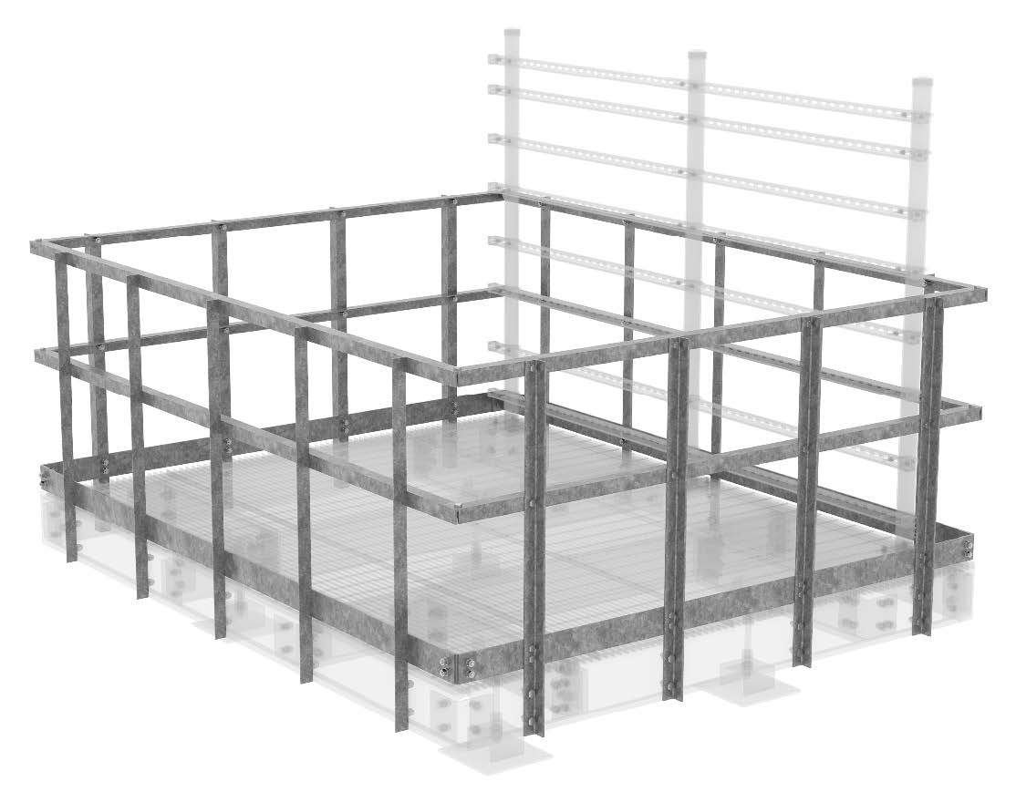8’ x 10’ Handrail